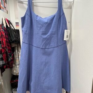 Elegant Blue Women's Dress